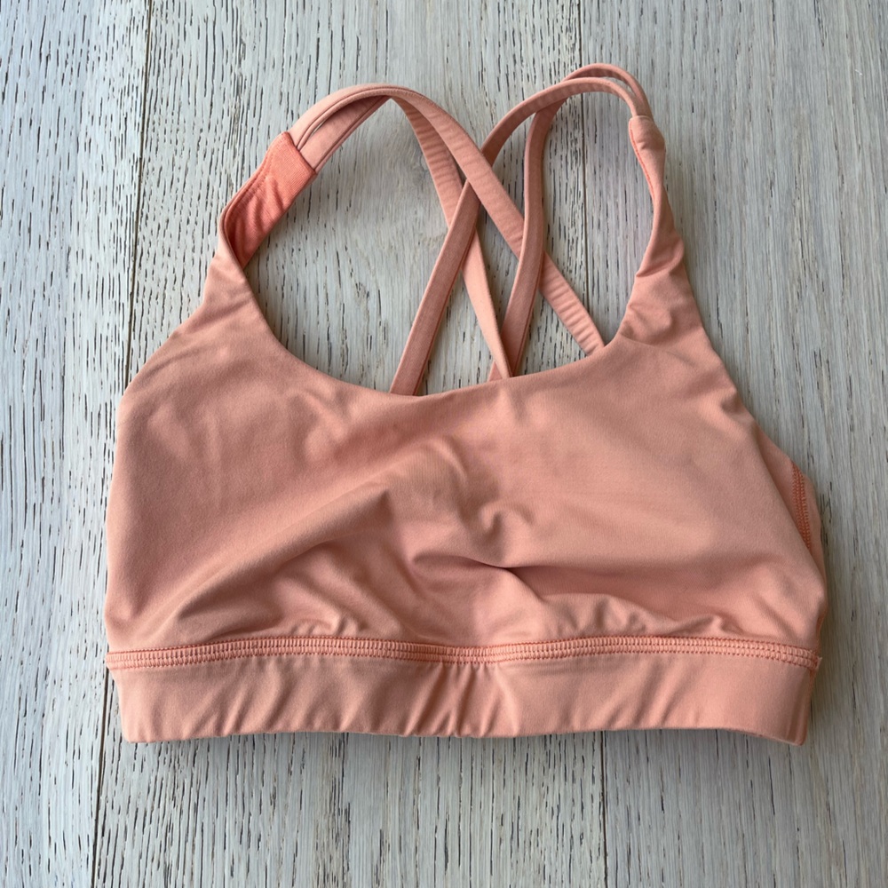 lululemon athletica Peach Sports Bra Size 2